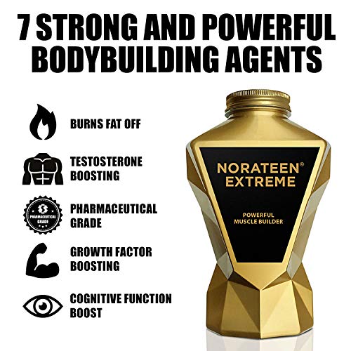 LA MUSCLE Norateen Extreme - Daily Muscle Building Mass Weight Ga...
