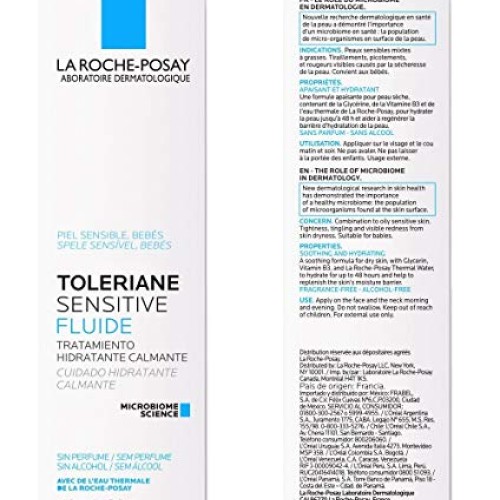 La Roche-Posay Toleriane Sensitive Fluide Protective Moisturizer,...