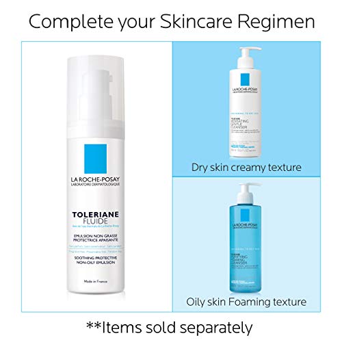 La Roche-Posay Toleriane Sensitive Fluide Protective Moisturizer,...