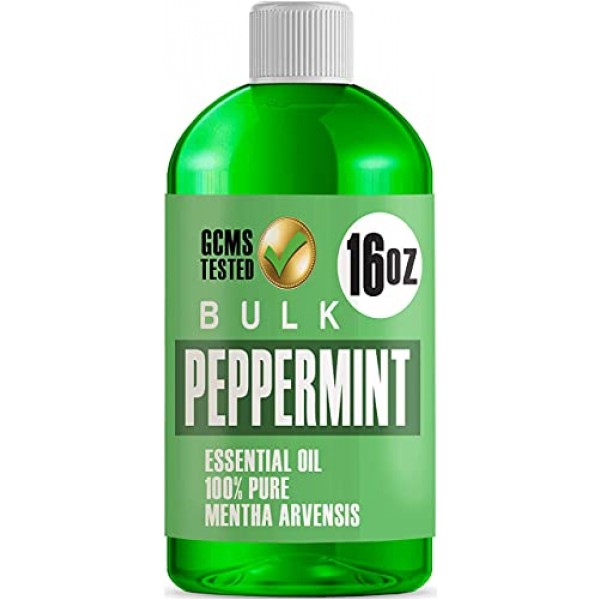 16oz Bulk Peppermint Essential Oil Giant 16 Ounce Bottle- Therap...