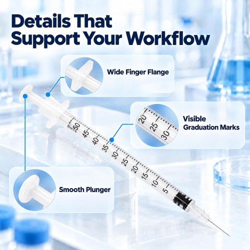 0.5ml Syringes 31G 5/16
