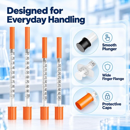 0.5ml Syringes 31G 5/16