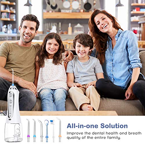 Water Flosser Cordless for Teeth, Water Flossers Teeth Cleaner, 5...