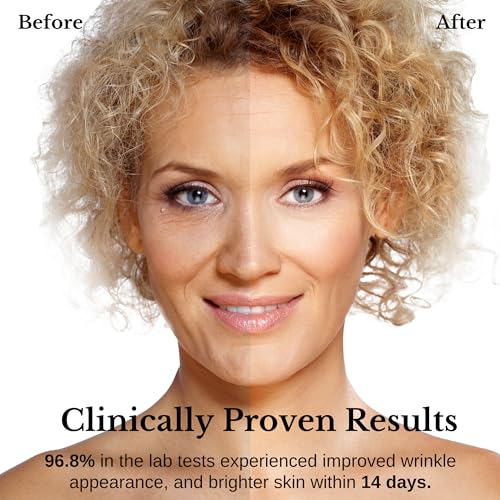 Lamelin Wrinkle Serum Cream, 1.76 Fl Oz, Retinol & Bakuchiol & Ni...