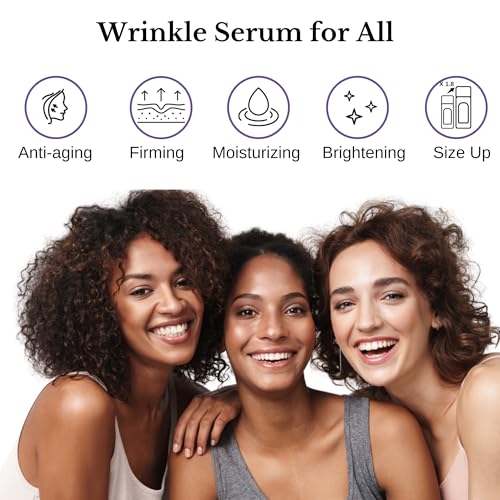 Lamelin Wrinkle Serum Cream, 1.76 Fl Oz, Retinol & Bakuchiol & Ni...