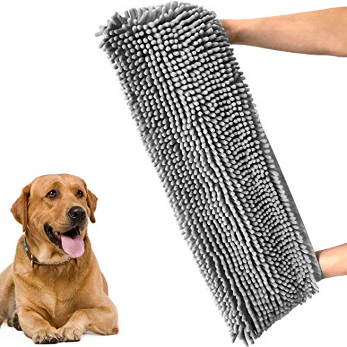 Lamudo Bath Towels for Dog Cat Shammy Quick Drying Towel Super Ab...