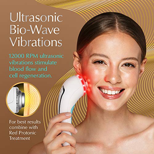 Larimar 5-in-1 Face Therapy Wand – LED Facial Light Therapy Devic...