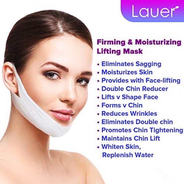 V Shaped Slimming Face Mask Double Chin Reducer V Line Lifting Ma...