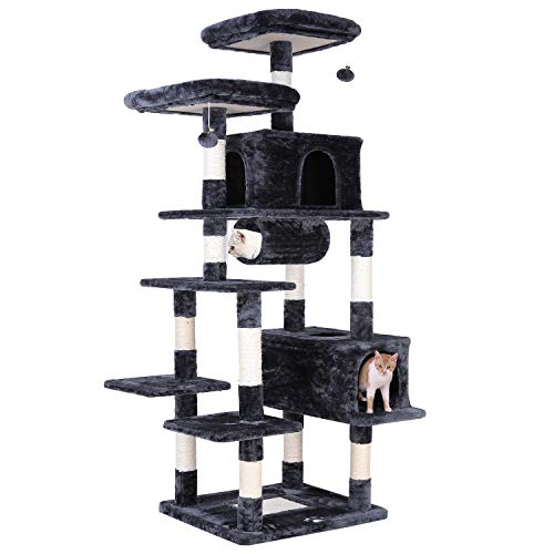 LAZY BUDDY 80 Multi-Level Cat Tree XXL Play House Climber Activi...