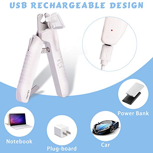 LByzHan Dog Cat Nail Clippers Toenail Clippers with Ultra Bright ...