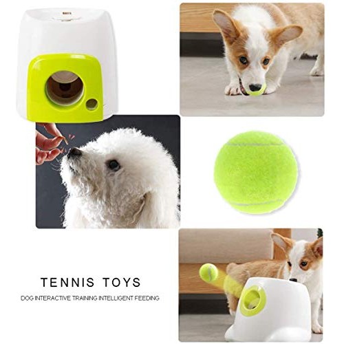 Dog Toy Tennis Ball Launcher, Automatic Tennis Ball Launcher for ...