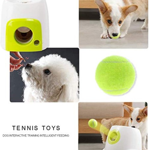 Dog Toy Tennis Ball Launcher, Automatic Tennis Ball Launcher for ...