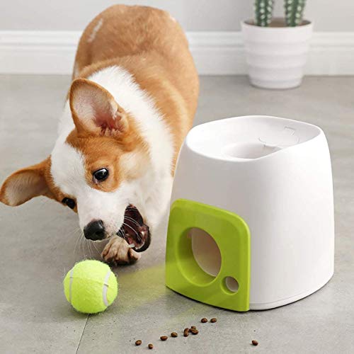 Dog Toy Tennis Ball Launcher, Automatic Tennis Ball Launcher for ...