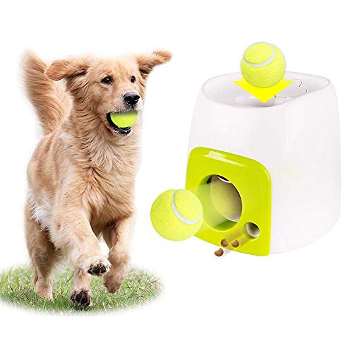 Dog Toy Tennis Ball Launcher, Automatic Tennis Ball Launcher for ...