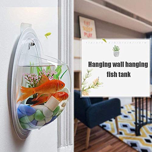 Wall Fish Bubble Hanging Glass Terrarium Container Flower Vase fo...