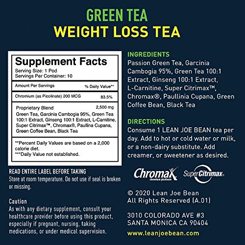 Lean Joe Bean K-Cup Weight Loss Green Tea | from The Star Trainer...