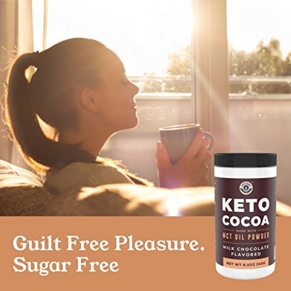 Keto Cocoa | Keto Hot Chocolate Drink Mix Powder - Sugar Free, Lo...
