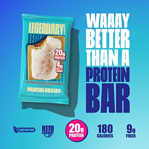 Legendary Foods 20 gr Protein Pastry - Low Carb Tasty Protein Bar...