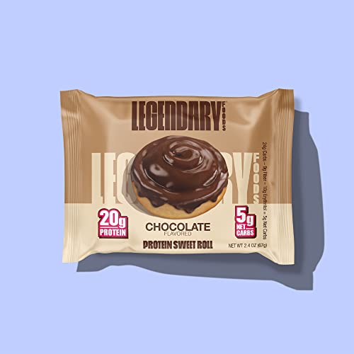 Legendary Foods High Protein Snack Chocolate Sweet Roll | 20 Gr P...