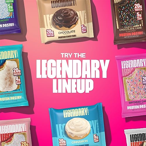 Legendary Foods High Protein Snack Chocolate Sweet Roll | 20 Gr P...