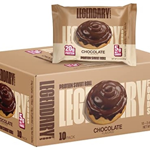 Legendary Foods High Protein Snack Chocolate Sweet Roll | 20 Gr P...