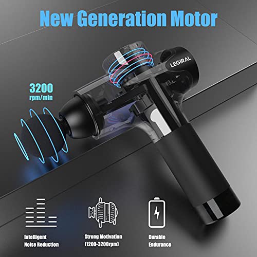 Massage Gun for Athletes, Portable Body Muscle Massager Professio...