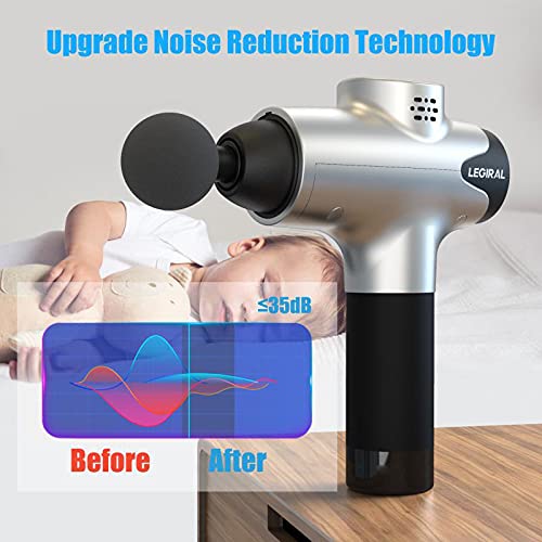 Massage Gun for Athletes, Portable Body Muscle Massager Professio...
