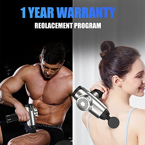Massage Gun for Athletes, Portable Body Muscle Massager Professio...