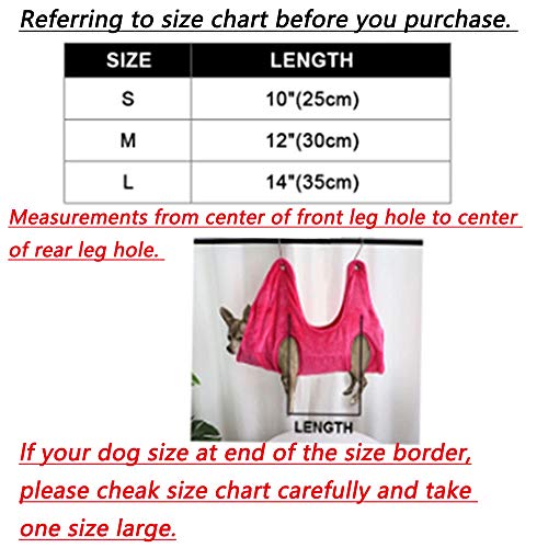 LELEBEAR Pet Hammock Helper Dog and Cat Grooming Hammock, Soft an...