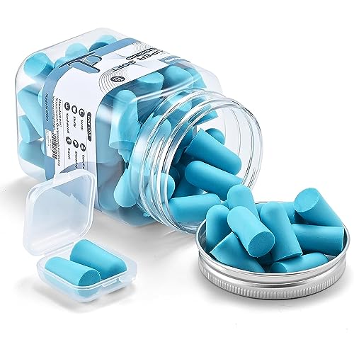 Lenicany 30Pair Soft Foam Ear Plugs, 35dB Disposable Sound Blocki...