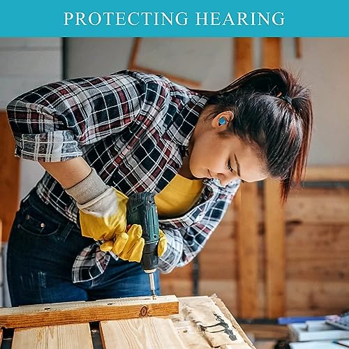 Lenicany 30Pair Soft Foam Ear Plugs, 35dB Disposable Sound Blocki...