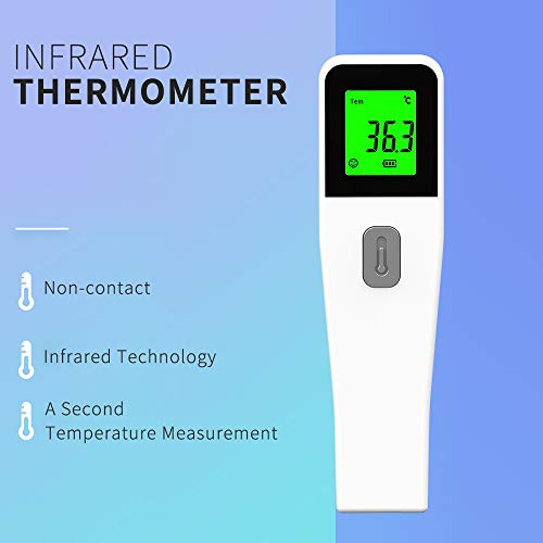 No Contact Infrared Forehead Body Temperature Thermometer, ℉/ ℃ S...