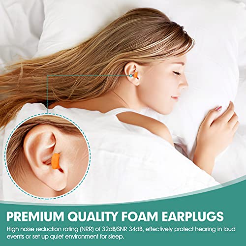 50 Pairs Earplugs for Noise Canceling Ear Plugs for Sleep Work Sn...