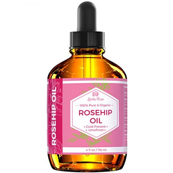 Rosehip Seed Oil by Leven Rose, 100% Pure Organic Unrefined Cold ...