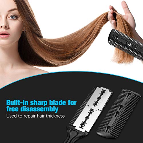 Professional Hair Cutting Scissors kit, Liaboe 12 Pcs Hairdressin...
