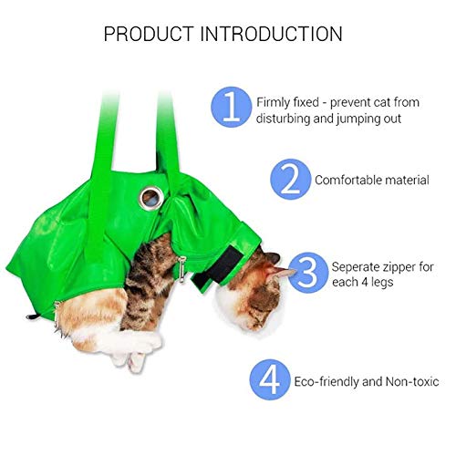 LianX Multi-Function Dog/Cat Grooming Restraint Bags for Bathing ...