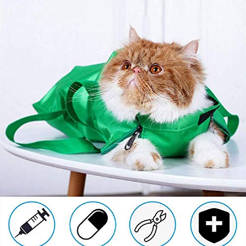 LianX Multi-Function Dog/Cat Grooming Restraint Bags for Bathing ...