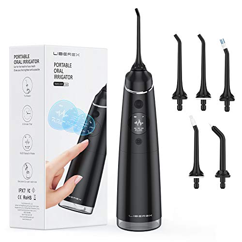 Liberex FC2660 Cordless Water Flosser - 4 Modes Portable Oral Irr...