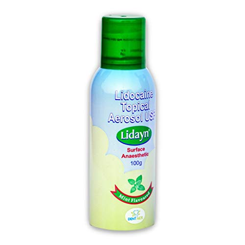 Lidyn 15% Lido Topical Numbing Spray for Dental Tattoo Pack of 2