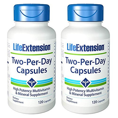 Life Extension 2 Per Day 120 Capsules, 2 Pack