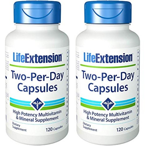 Life Extension 2 Per Day 120 Capsules, 2 Pack