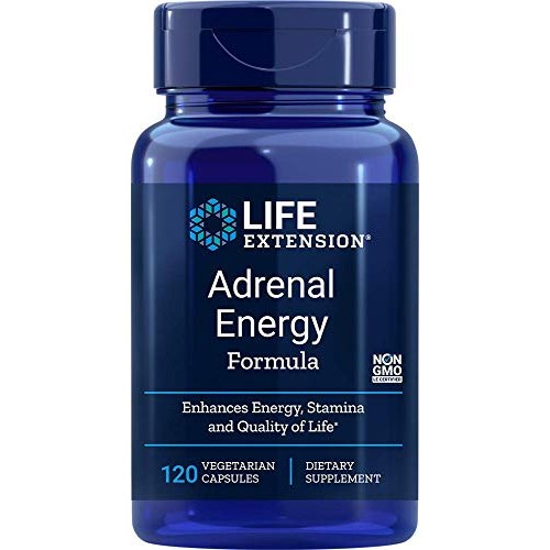 Life Extension Adrenal Energy Formula, 120 Vegetarian Capsules