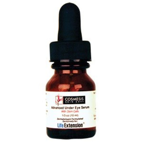 Life Extension Advanced Under Eye Serum with Stem Cells, 0.33 Ounce