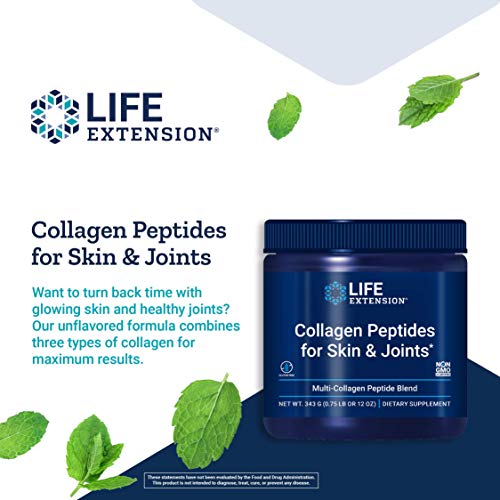 Life Extension Collagen Peptides for Skin & Joints - Hydrolyzed M...