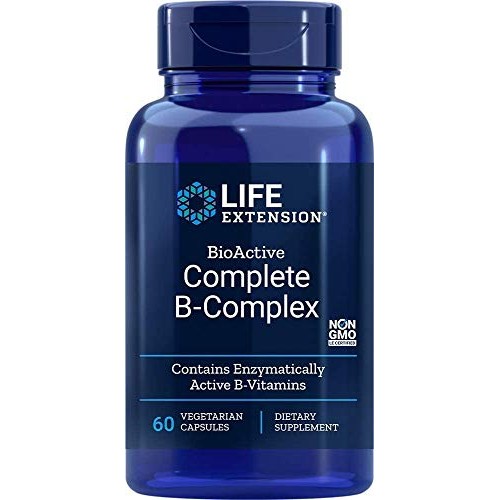 Life Extension Complete B-Complex Vegetarian Capsules, 60 Count