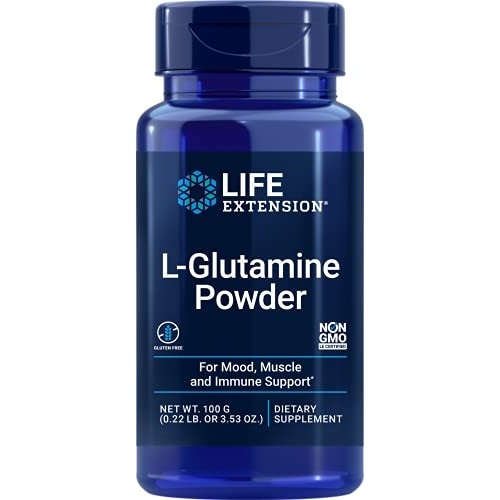 Life Extension L-Glutamine 100 Gram Powder