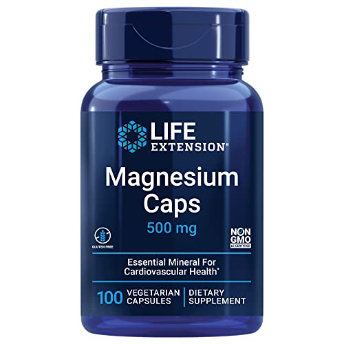 Life Extension Magnesium Caps 500 mg – Essential Mineral Blend Fo...