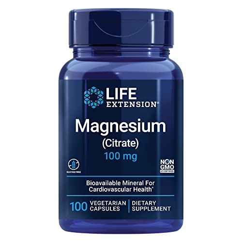 Life Extension Magnesium Citrate 100 mg – Magnesium Supplement ...