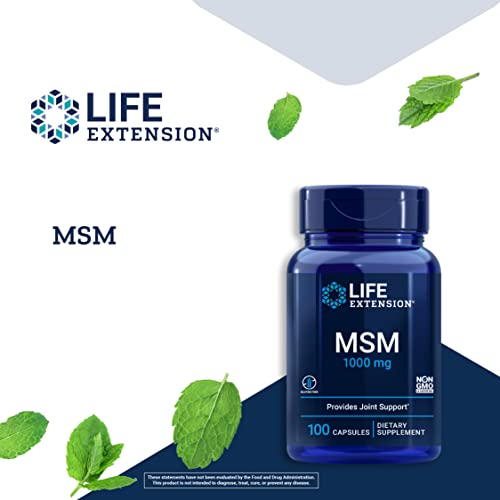 Life Extension MSM 1000 mg - Joint Health Supplement For Adults -...