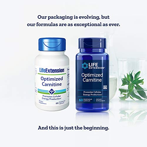 Life Extension Optimized Carnitine –Supports Heart, Brain & Exerc...